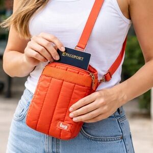 Lug Vibrant Orange Crossbody Bag